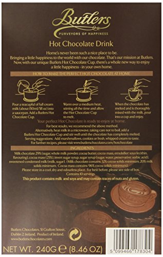 Butlers Chocolate Meltaways, Hot Chocolate Drink, 10 Servings