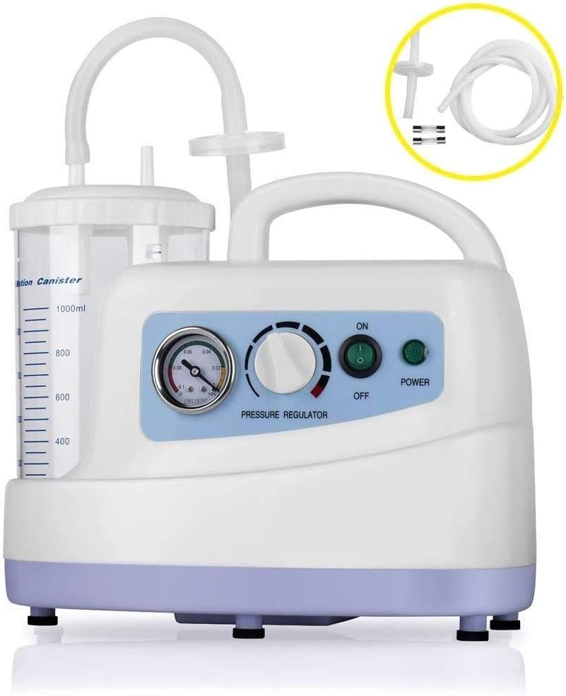 YTBLF Automatic Phlegm Suction, Mucus Secretion Suction Machine with 1000 Cc Suction Canister