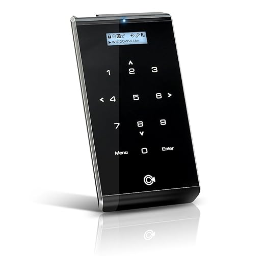 title=IODD 2541 USB 3.0 External Encrypted Hard Drive Enclosure (IVA non inclusa)