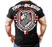 Monsta Clothing Co. Men's Tap or Bleed:Lion Shield-(MTEE224) T-shirt