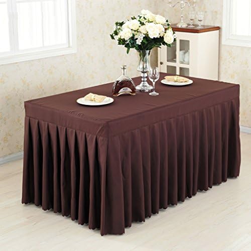GBBD Tablecloths Rectangle Sign Desk Table Skirt Table Cover Table Sets Kitchen Living Room Conference Reception Tablecloth Conference Table Skirt Cloth Tablecloth Blue And Camel