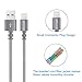 iPhone Charger, ANTAOLE Dual Port Travel Wall Power Adapter 2.4A 12W with Nylon Braided Lightning Cable[2-PACK] 6feet USB Data Charge Sync Cable for iPhone X/8/7/6S/6/ Plus/SE/5S/5C, iPod, iPad