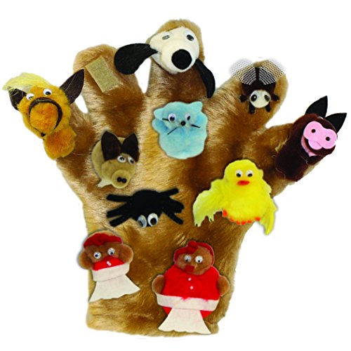 Melody House Old Lady Who Swallowed a Fly Character Monkey Mitt Set