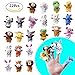 22pcs Soft Plush Animal Finger Puppets Set Baby Story Time for Theme Party Favor