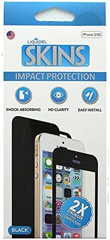 Liquipel Skins Black Border Screen Protector for iPhone 5 5S