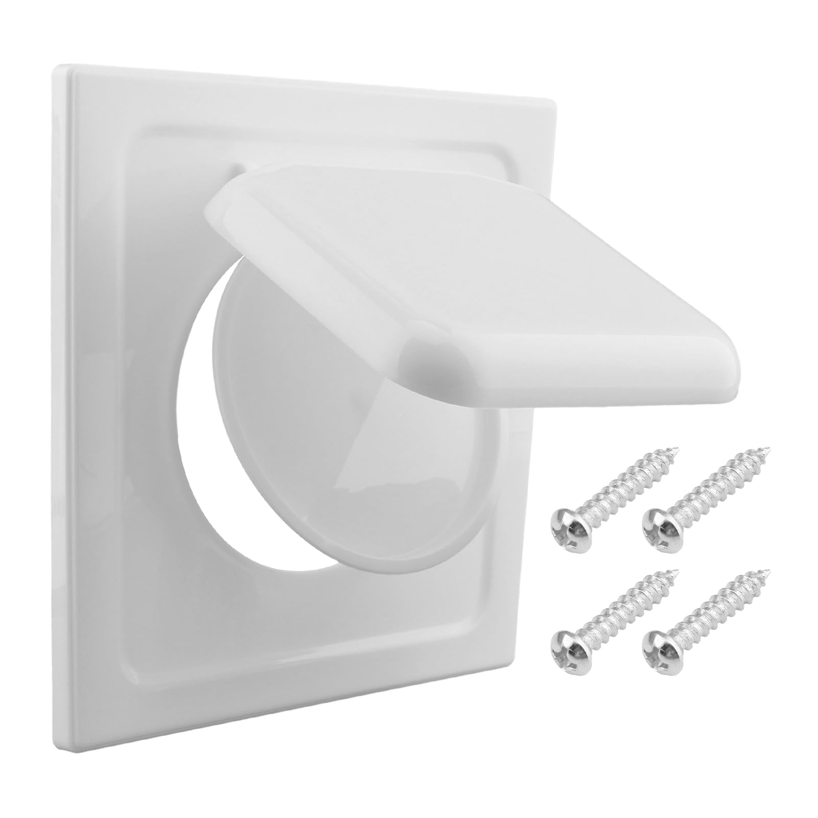 Vent Cover, 100mm 4" Extractor Fan Vent Cover, Air Vent Covers for Walls Inside Outside, Ventilation Grilles External Vent Cover for Tumble Dryer Vent