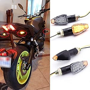 Led indicatoren motorfiets, 4 stks Motorfiets Richtingaanwijzer Motor 12 V 14 LEDs Richtingaanwijzers voor CB1000R…