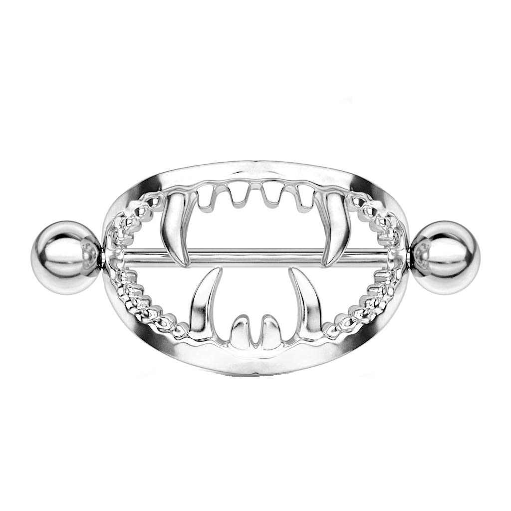 PiercedOff Nipple Shield with Vampire Fangs