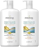 Pantene Pro-V Thick Hair Smooth & Sleek Shampoo with Aragan Oil - 33.8 oz - 2 pk
