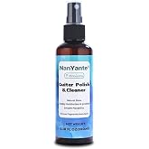 NanYante Guitar Polish and Cleaner Spray for Acoustic &amp; Electric Guitars | 3.38 fl oz (100ml) Non-Abrasive Guitar Cleaner Spray for Nitrocellulose, Polyurethane, Gloss &amp; Matte Finishes