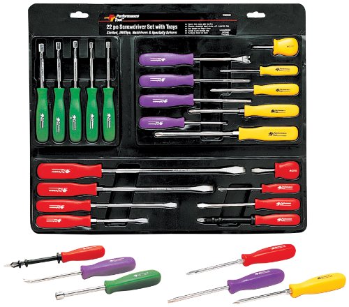 Performance tool w80022 22-piece screwdriver set