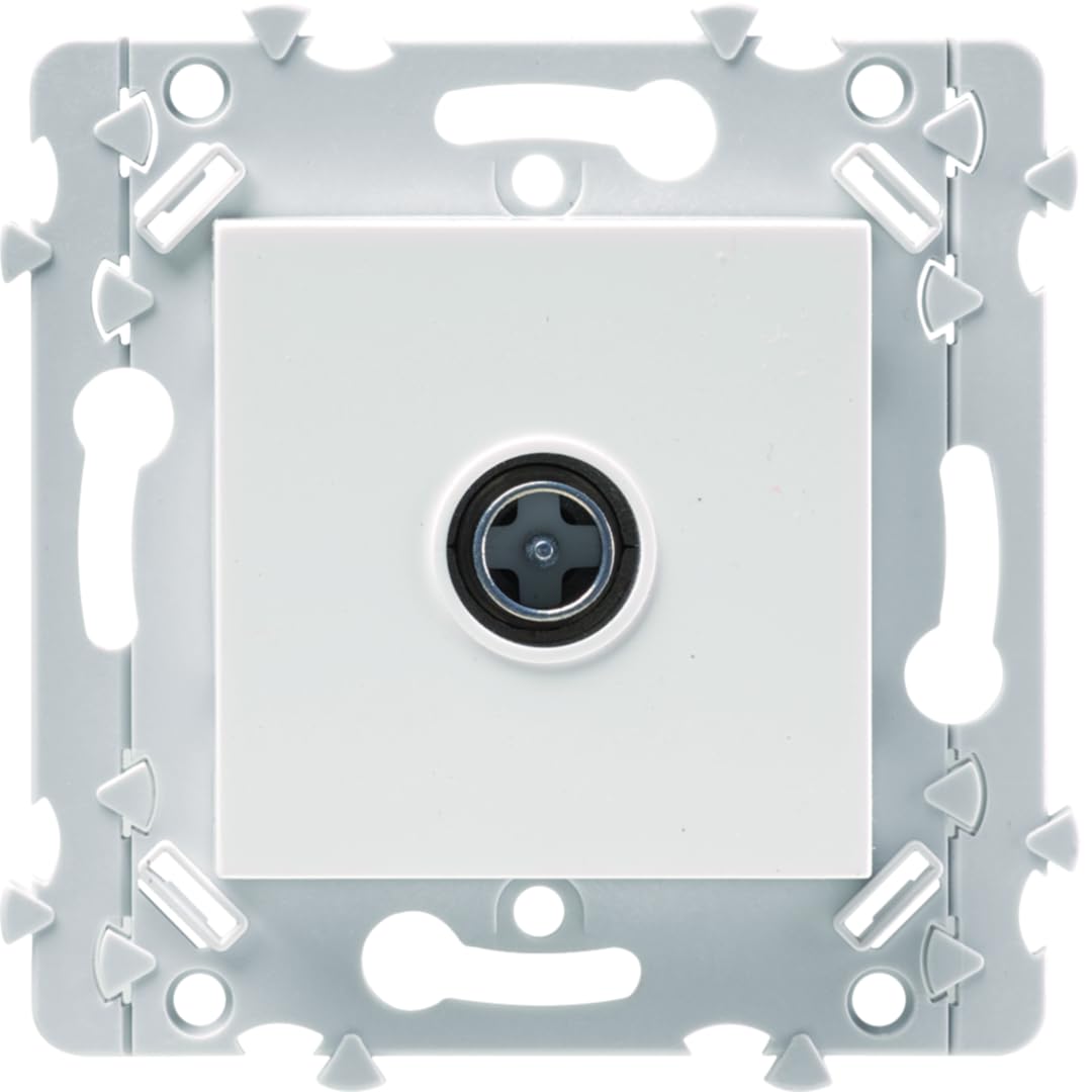 Hager - Essensya - 1-Gang TV Socket
