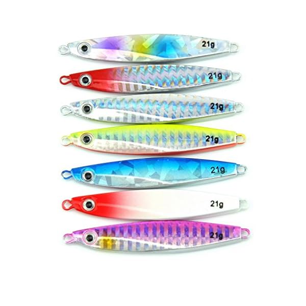 7pcs-21g-Small-Shore-Cast-Iron-Metal-Glow-Lures-Bait-Iron-Jigs-Saltwater-Road-Sub-Slow-lure-fishing-Jigjing