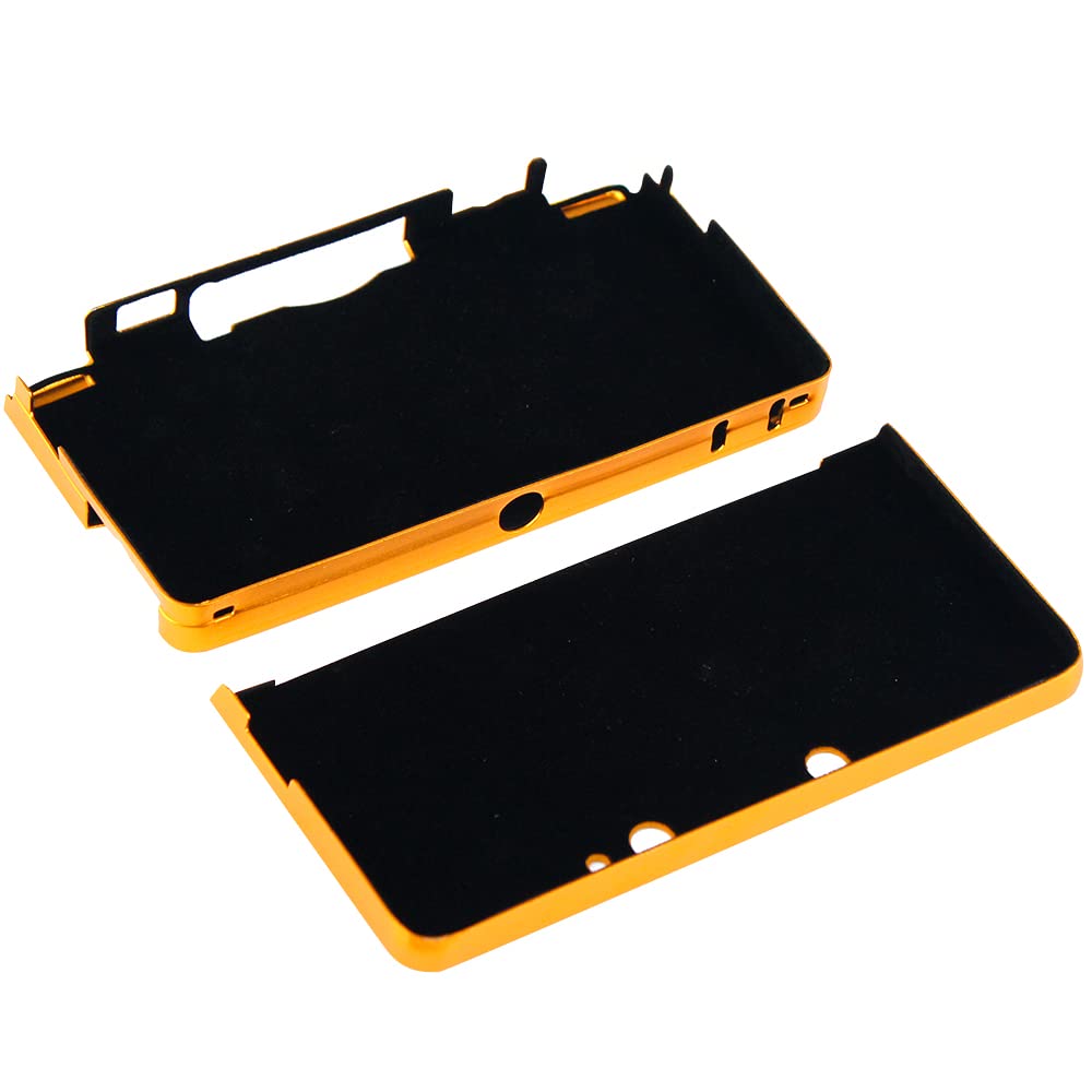 OSTENT Anti-Shock Hard Aluminum Metal Box Cover Case Shell for Nintendo 3DS Console Gold