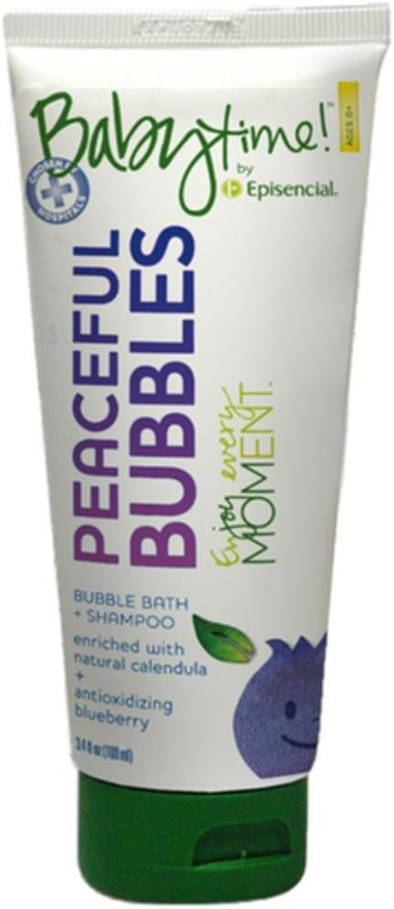 Episencial Babytime! Peaceful Bubbles Bubble Bath +Shampoo - 3.4 fl oz