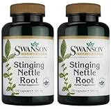 Swanson Premium Brand Stinging Nettle Root 500mg -- 2 Bottles each of 100 Capsules