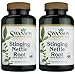 Swanson Premium Brand Stinging Nettle Root 500mg -- 2 Bottles each of 100 Capsules