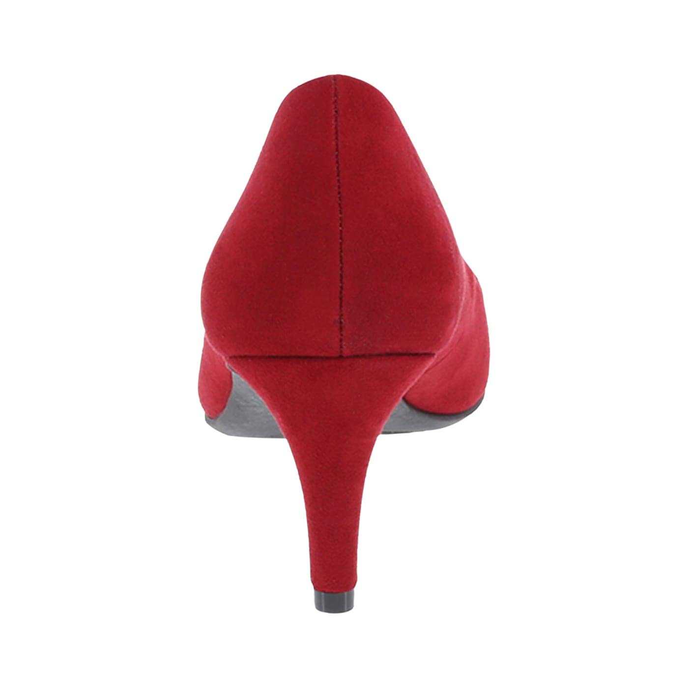 dexflex Comfort Red Suede Women's Karma Round-Toe Pump 5 Wide - Image 4