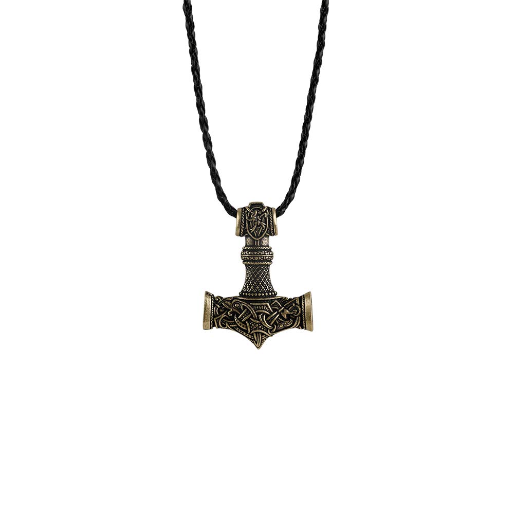 Norse Viking Thor Hammer Necklace Mjolnir Necklace for Men Talisman Jewelry