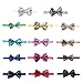 50pcs/lot Mini Cute Kids Baby Girls Hair Bow Clips Toddler Infant Chiffon Bowknot Fully Lined Hair Clips Hair Accessories for Baby Girls Infants Toddler 25 Colors in Pairs