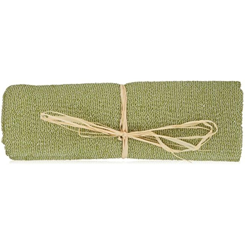 The Body Shop Exfoliating Polisher Skin Towel, Green Bath Mitts And