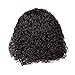 MODAO Bob Wave Short Kinky Curly Lace Front Human Hair Wigs,Brazilian Virgin Curly Wig Rose Hair net Full Wig Bob Wave Black Natural Looking Women Wigs