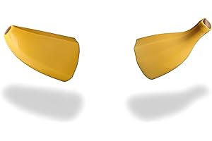 HELMET FLAIR MagNeatOhz Banana Flair for Helmet | Made in USA | Accessory for Motorcycle, Bike, Ski Helmets | Magnetic Attachment | Interchangeable | Pair (Helmet Not Included)