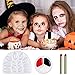 UNOMOR Halloween Makeup Kit with Fake Blood and Glow in Dark Nails for Witch Vampire Makeup