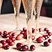 Gold Glitter Plastic Champagne Flutes: Elegant Clear Plastic Champagne Glasses Set for Formal Events - Bulk Disposable Champagne Flutes for Parties, Wedding Toasting, Showers and More - 30 Piec