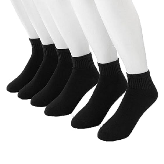 Gildan Heavyweight Ankle 8 Pair Pack Sock; 612 shoe size; White with