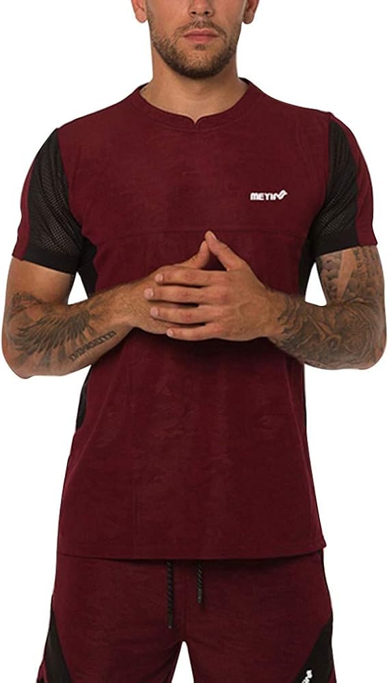 Amazon スポーツウェア Tシャツ メンズ 半袖 夏 アクティブウェア ハーフパンツ コンプレッションウェア セット スポーツウェア メンズ 加圧 Tシャツ Uvカット トレーニングウェア アクティブウェア ジャージ上下セット 通販