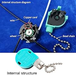 Ceiling Fan Switch 3 Speed 4 Wire Zing Ear ZE-268S6