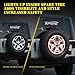 Xprite 14″ Spare Tire Brake Light, 3rd LED Rear Wheel Lights Third Tail Lamp for 2007-2018 Jeep Wrangler JKthumb 3