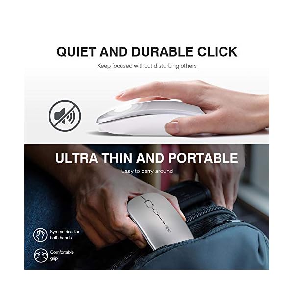 Wireless-MouseRechargeale-Noiseless-Inphic-Ultra-Slim-USB-24G-PC-Computer-Laptop-Cordless-Mice-with-USB-Nano-Receiver-1600-DPI-Travel-Mouse-for-Office-Windows-Mac-Linux-Macbook-Silver INPHIC Wireless Mouse,Rechargeale & Noiseless, Ultra Slim USB 2.4G PC Computer Laptop Cordless Mice with USB Nano…