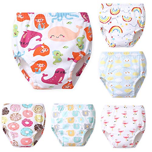 6 Pack Baby Girl Boy Toliet Pee Potty Training Pants Diaper Nappy Underwear (6pack-Style 2, XL) - Thumbnail 6