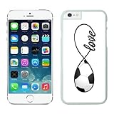 Iphone 6 Case, Soccer Love Soccer Infinity Love Iphone 6 (4.7-inch) Cases White Cover