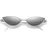 Dollger Cat Eye Cute Sunglasses for Women Men Triangle Vintage Trendy Cool Sun Glasses