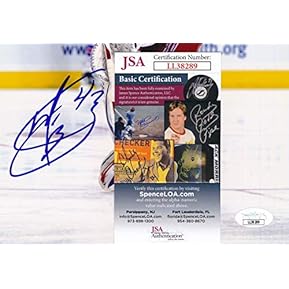 Martin Biron New York Signed/Autographed 8x10 Photo JSA 157321 - Image 3