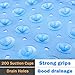Wimaha XL Bathtub Mat, Bath Shower Mat Non Slip for Bathroom, Machine Washable, Ideal for Kids Toddler Senior, 39 x 16, Blue