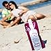 Take a Wine - Wine Gift! Foldable Unbreakable Wine Bottle, Reusable Travel Gear Accessories Bag For Camping, Hiking, Beach! +Silicone Funnel! Fun Gifts For Her Him Mom & Friends! (Purple)