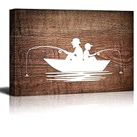 Canvas Wall Art Father's Day Theme Canvas Prints Home Artwork Decoration for Living Room Bedroom - 12x18 inches