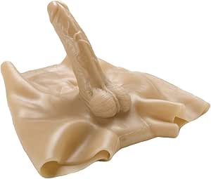 Amazon.com: QWE Solid Penis,Upturned Dildo Pants Gay Lesbian Sex False