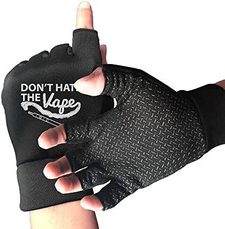 PLEELIIM Training Gloves,Arthritis Gloves,with Wrist Support For Fitness, Workout,Weightlifting With Non-Slip Dont Hate The Vape Gloves Suits Both Men &amp; Women