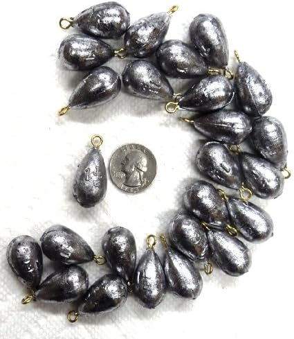 Bell Sinkers 1-1/2 oz. - 25 Pack - Made in U.S.A. - Great for Shore, Pier, Boat Fishing - #BS112-25P