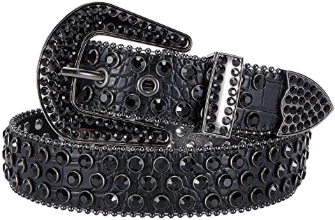 Dream Apparel Rhinestone Belt for Men & Women, Western  display picture 3