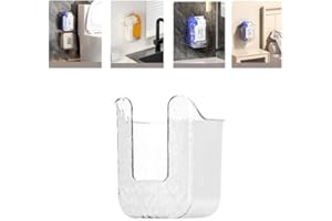 PETUPS Kitchen Wipes Storage Box, Wall-Mounted Tissue Box, Wipe Holder for Bathroom Kitchen Toilet, No Punching Refillable Wipes Container Box, Clear Wipes Dispenser Non-Slip Hand Towel Storage Rack