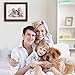 Digital Photo Frame 8 Inch - 4:3 Digital Picture Frame Calendar Clock Function Wooden Digital Frame Bsimb SW02 (Brown)…