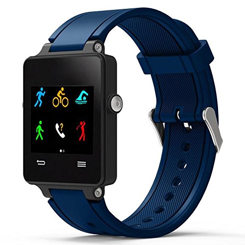 QGHXO Band for Garmin Vivoactive, Soft Silicone Replacement Watch Band for Garmin Vivoactive/Vivoactive Acetate (No Tracker, Replacement Bands Only)