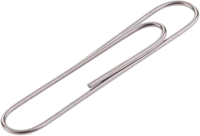 Amazon Com Self Bending Paper Clip Restore Hot Water For Magician Accessory Magic Stage Props Grey 1 96 Toys Games