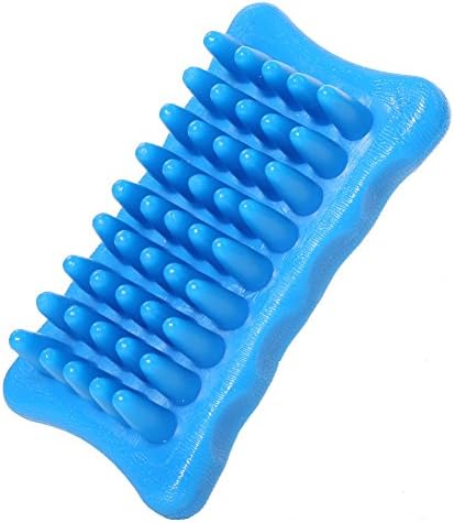 Pet Grooming Brush Dog Bath Brush Grooming Shampoo Brush, Soothing Massage Rubber Bristles Comb for Dogs &amp; Cats Washing, Bath Massager Perfect for Dogs &amp; Cats with Long &amp; Short Fur